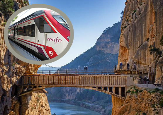 El tren del Caminito del rey