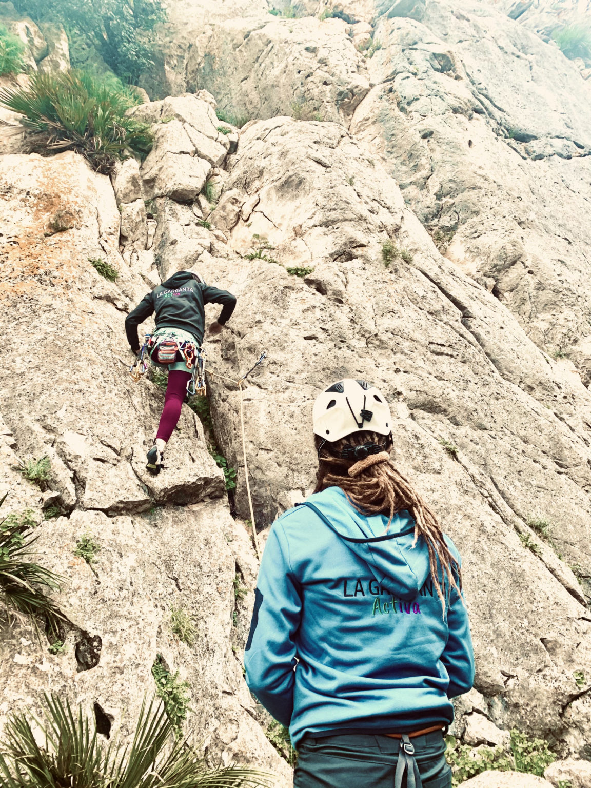 Escalada en el Chorro