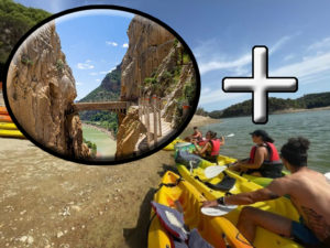 Kayak con visita al Caminito del Rey y picnic al aire libre