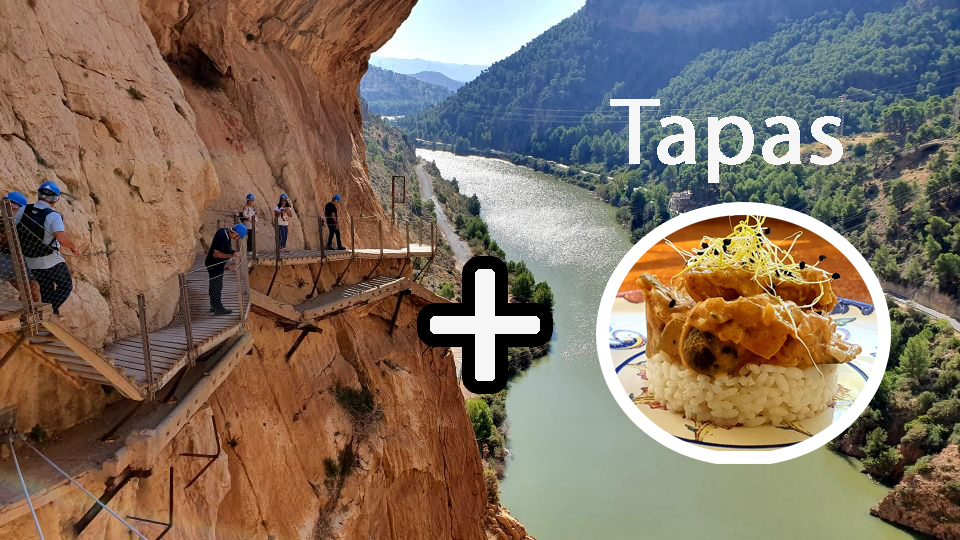 Excursión Caminito del Rey y tapas en Álora desde Málaga