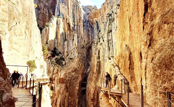 Caminito del Rey con transporte autobus 1