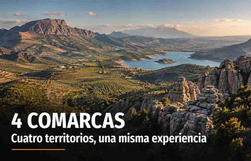 Paisaje de las cuatro comarcas del Triángulo Activo