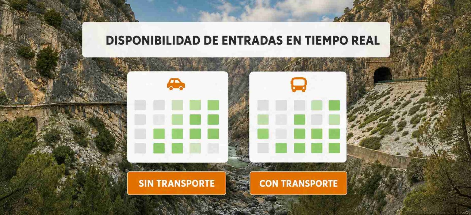 Calendario reserva entradas caminito del rey
