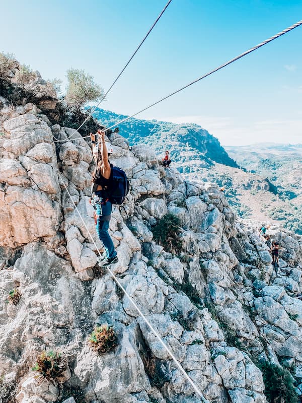 via ferrata caminito del rey el chorro 5